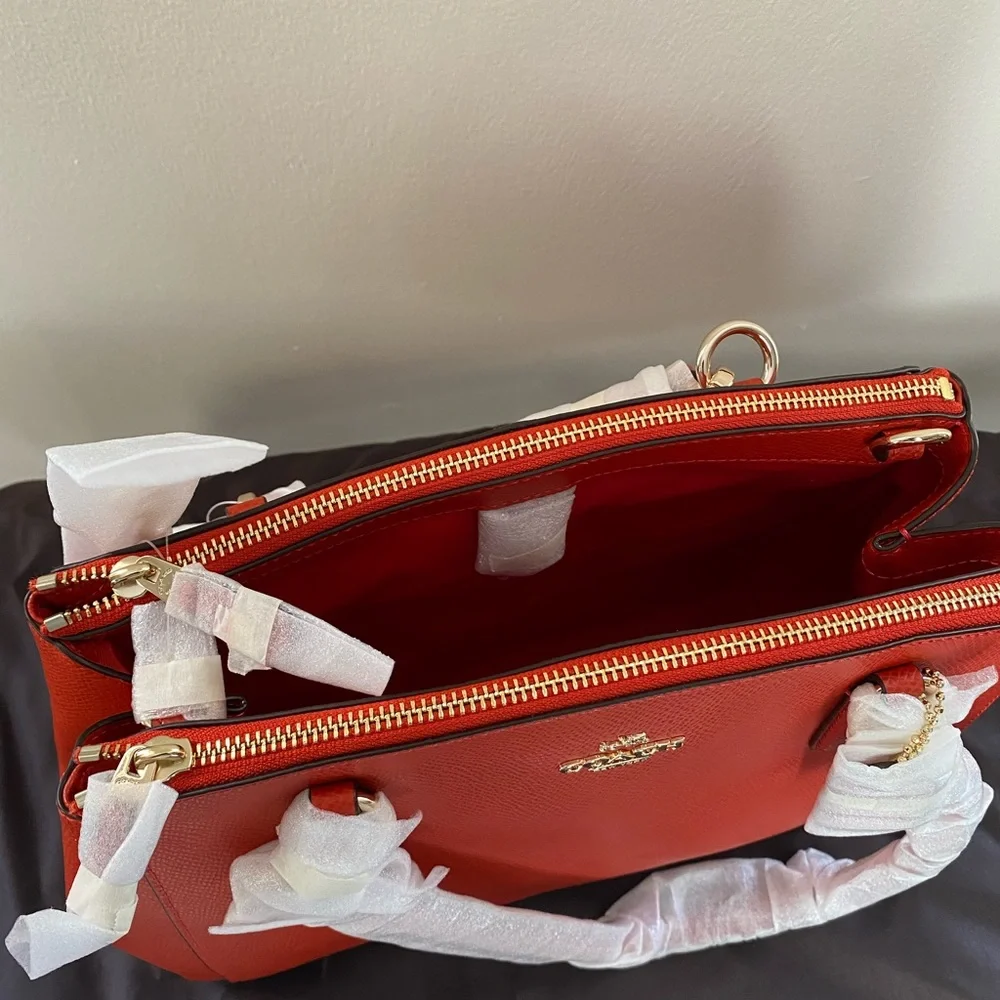 Pebble leather coach bag - Picture 5 of 6